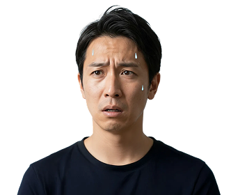 悩んでる男性