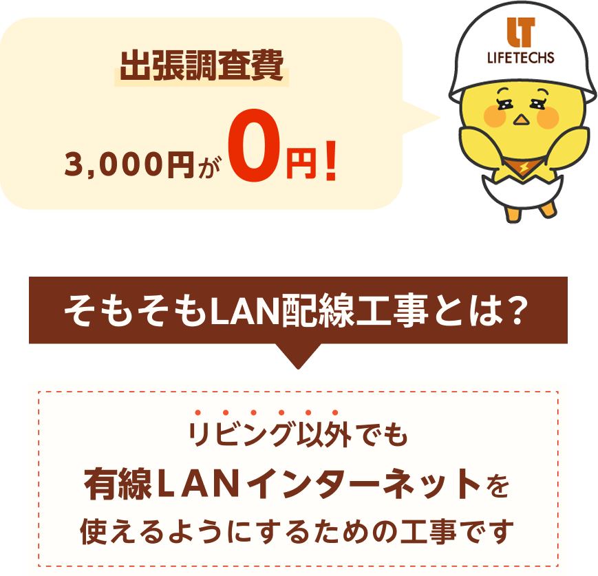そもそもLAN配線工事とは？