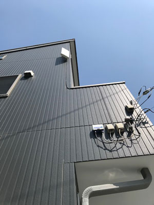 藤沢市羽鳥にてテレビアンテナ工事