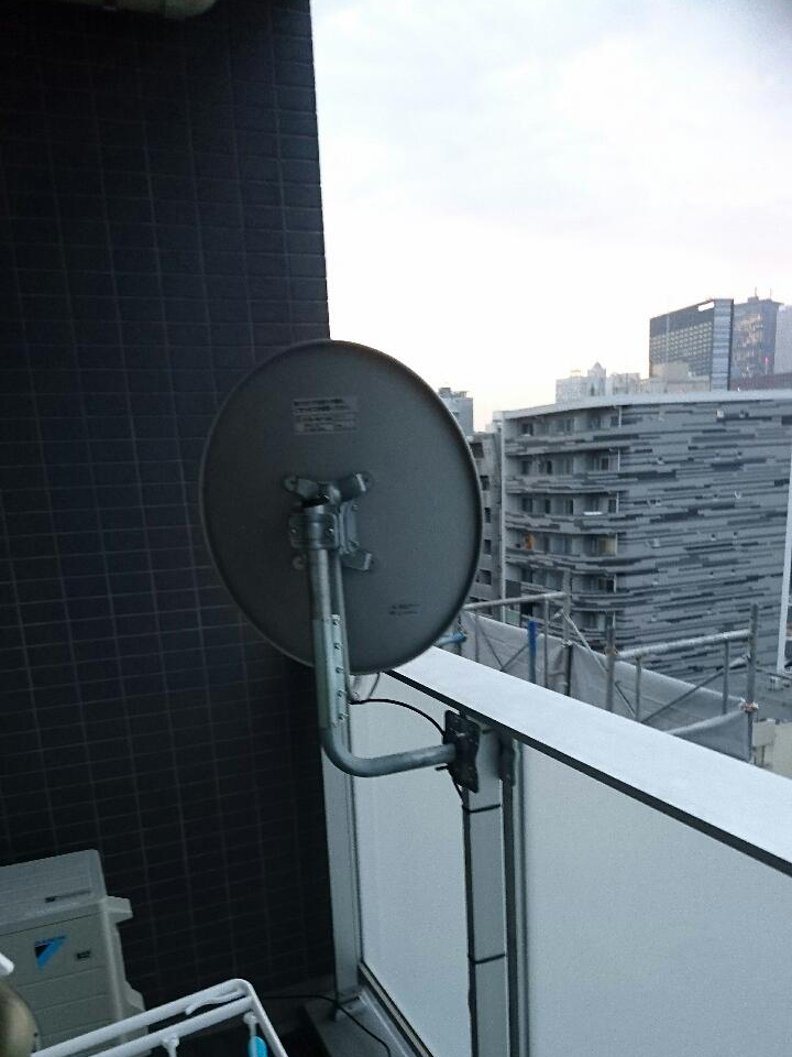 東京都新宿区新宿からのテレビアンテナ工事