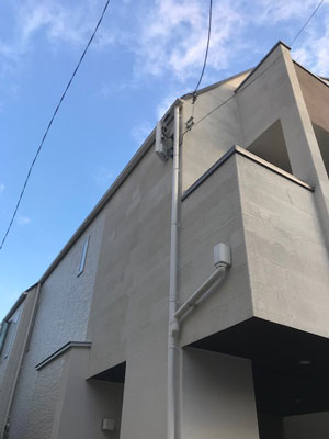 豊島区南長崎にてテレビアンテナ工事