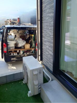 エアコン工事121808