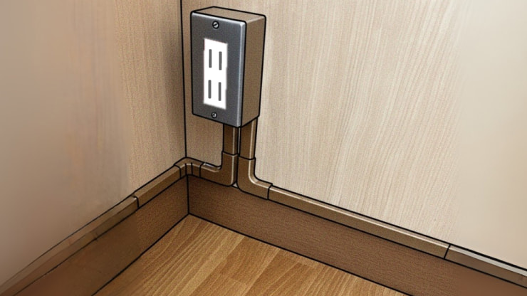 モールとコンセント