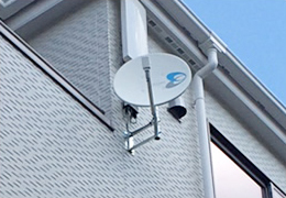 地デジデザイン+BS/CS110°アンテナ工事（UHFデザインアンテナ+BS/CS110アンテナ+UHF、BS/CSブースター セット）